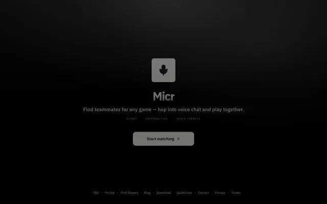Micr social gaming platform interface